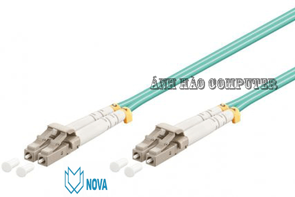 Dây nhẩy quang OM3 chuẩn LC LC dài 15m  chính hãng Novalink  NV-61106A